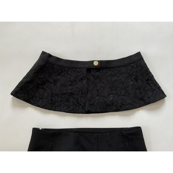 Guess Women's Lace Skirt In Black With Lace Attachment Size 2 - Picture 7 of 8